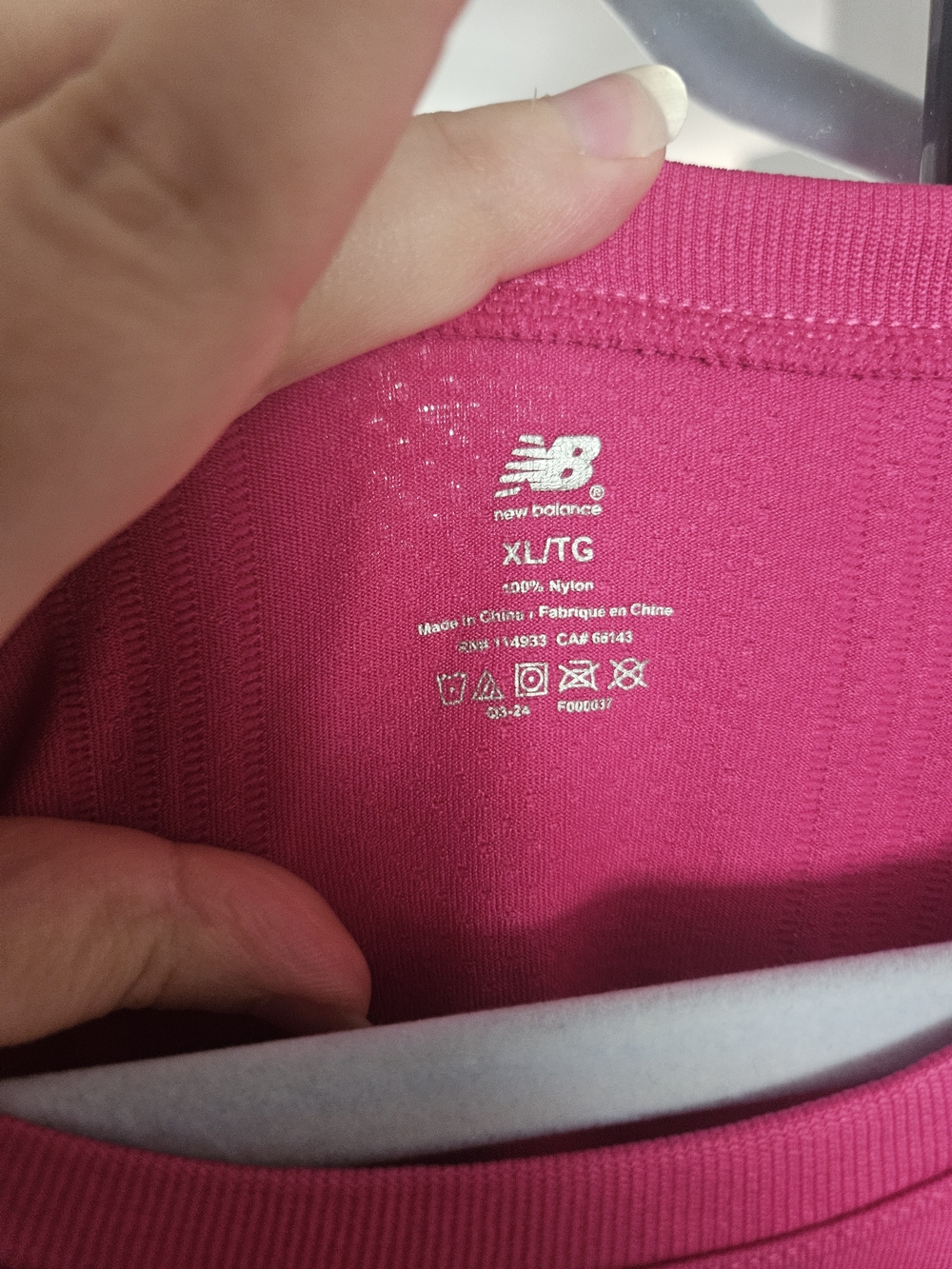 New Balance Bright Pink( Hot Pink ) Logo Tee Athletic - Picture 4 of 7